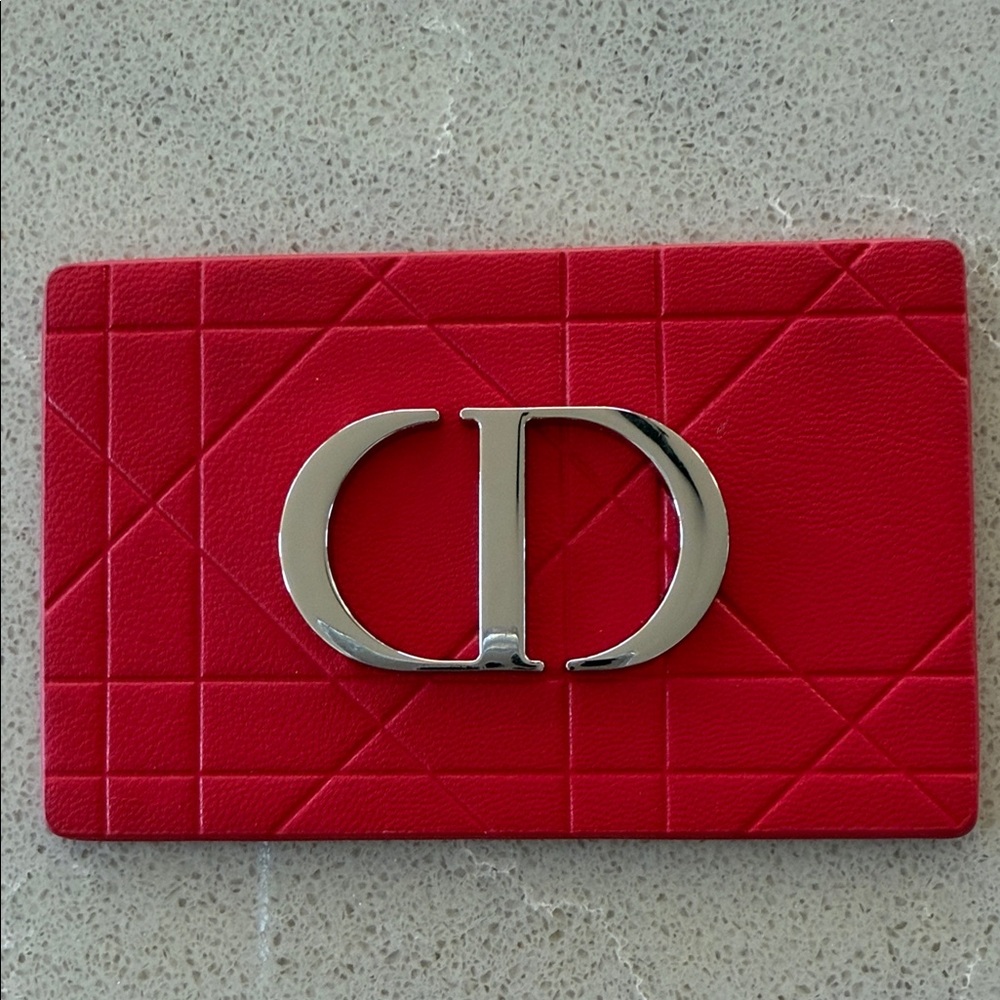 Dior Compact Mirror with Silver Logo
